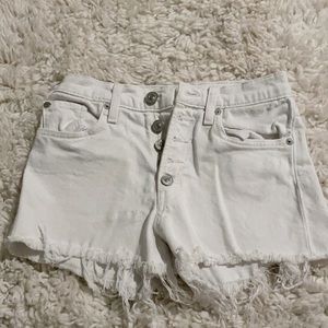 HUDSON WHITE JEAN SHORTS